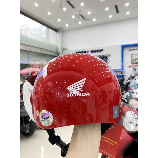 Mũ bảo hiểm trẻ em hình dễ thương Honda chính hãng đỏ xinh