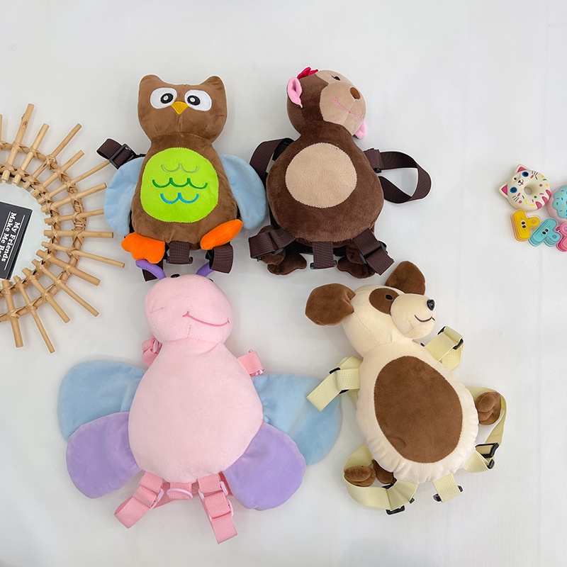 Bololo Ba Lô Đi Học Chống Thất Lạc Thiết Kế Hình Động Vật Hoạt Hình Đáng Yêu Cho Bé