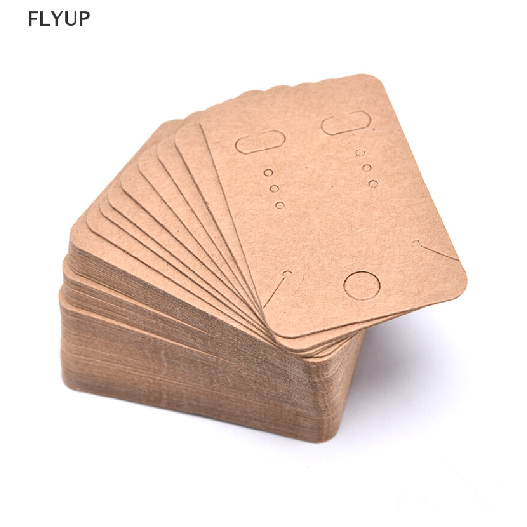 Set 100 Thẻ Giấy Kraft Trưng Bày Trang Sức Tiện Lợi
