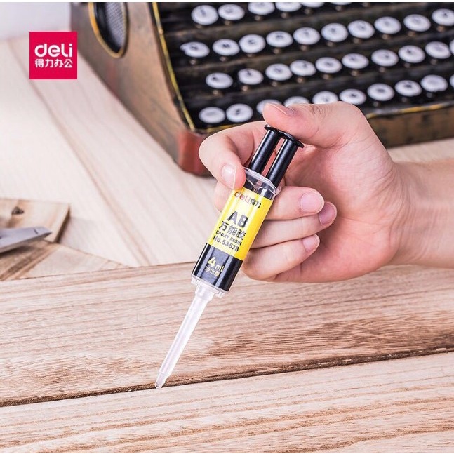 Keo siêu dính chịu lực, 2 thành phần. Deli Epoxy Resin.