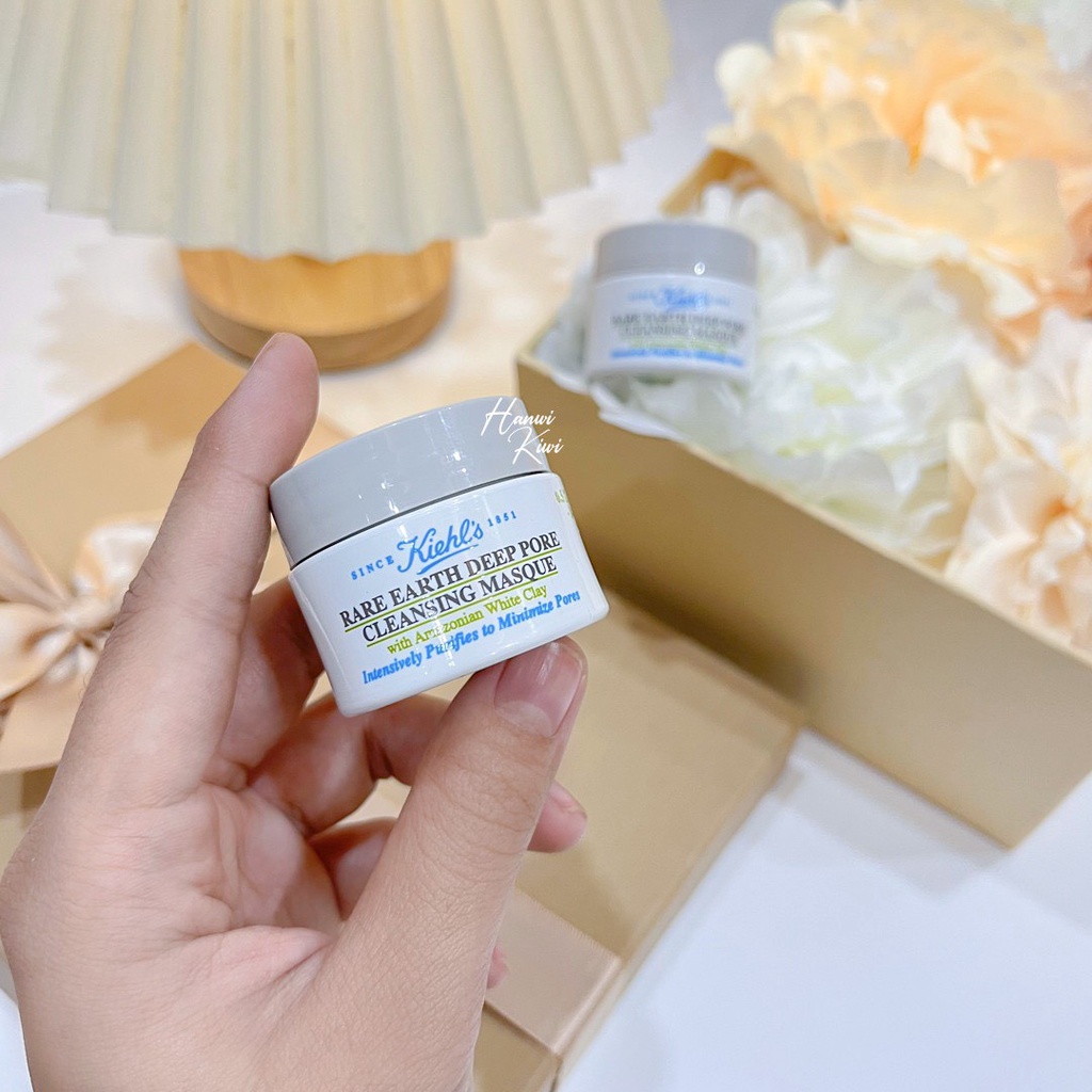 Mặt Nạ Đất Sét Kiehl's Rare Earth Deep Pore Cleansing Masque, Dưỡng Trắng, Sạch Mụn Đầu Đen
