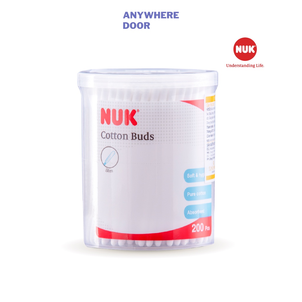 Tăm bông cotton NUK/ NUK Slim cho bé