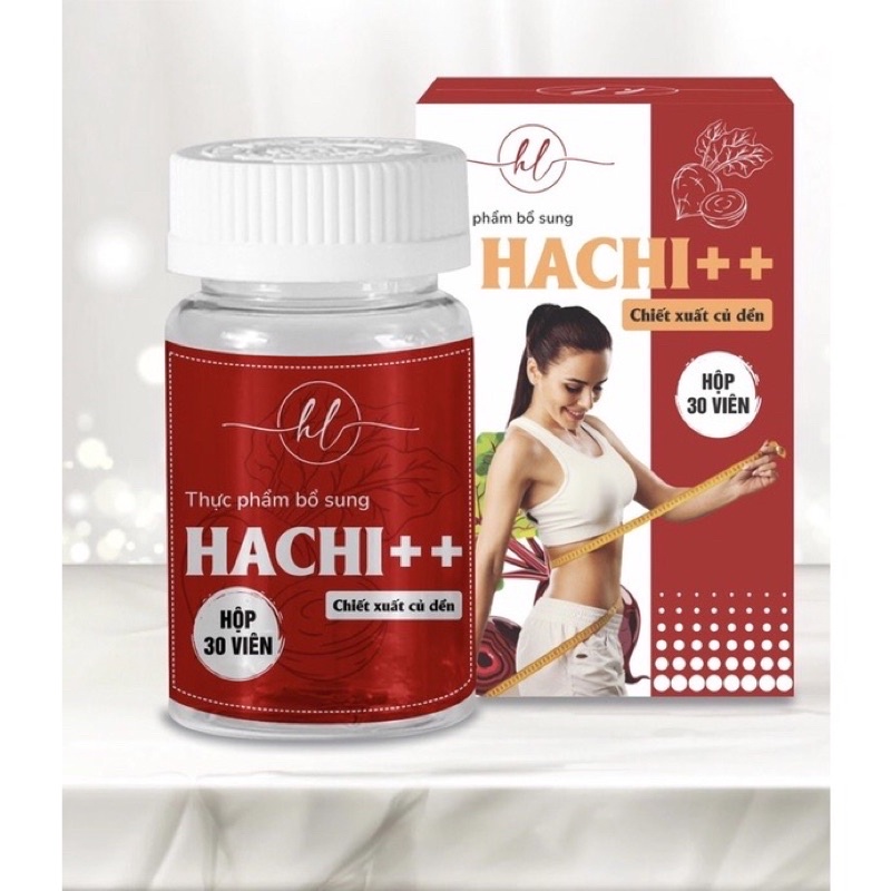 [Rẻ nhất HCM] Giảm cân Hachi++ chiết xuất từ củ dền, giảm 6-10kg an toàn hiệu quả