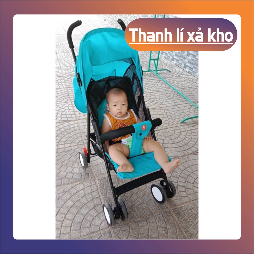 Xe đẩy sơ sinh 3 tư thế nằm ngả ngồi cho bé , gấp gọn