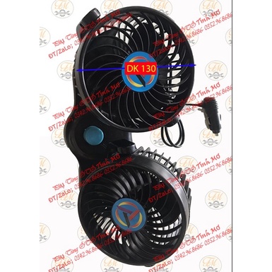 Quạt đôi 24V lồng to