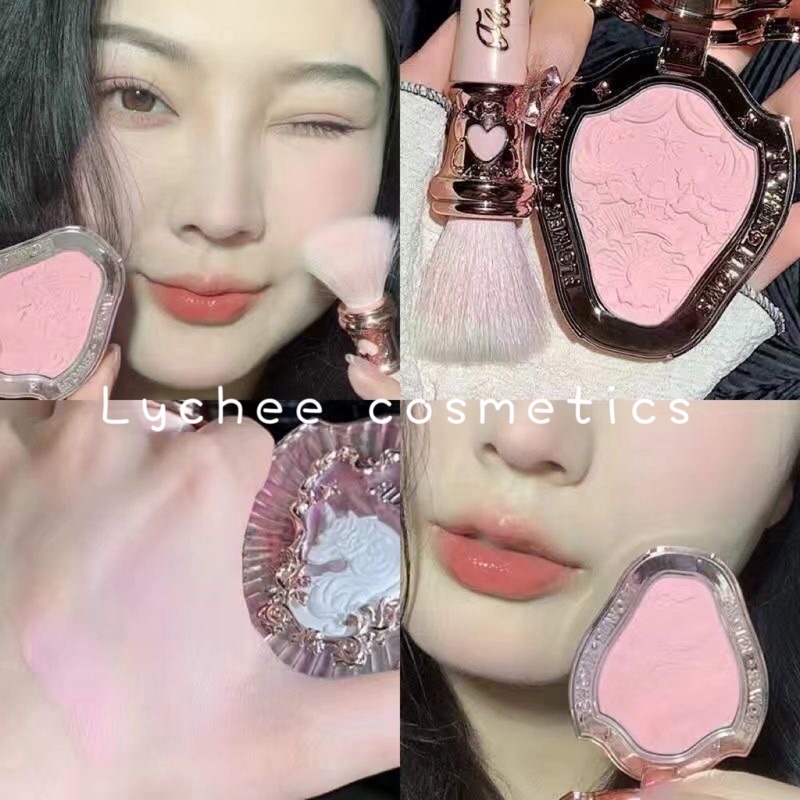 Phấn má Flower Knows Unicorn Embossed Blush
