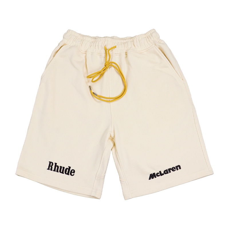 Quần Short Thể Thao RHUDE x Mclaren co-branded HJFREBCRI Dáng Rộng Họa Tiết Thêu Cao Cấp Thời Trang Dành Cho Mùa Hè