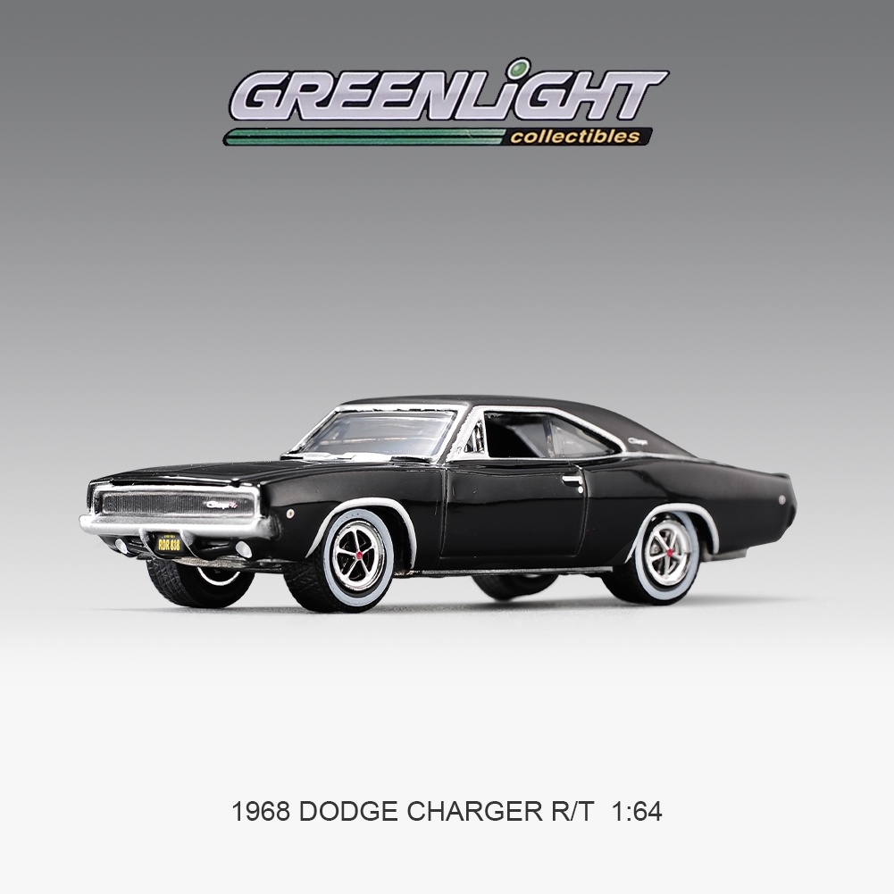 Mô Hình Xe Hơi DODGE CHARGER R / T 1968 Màu Xanh Đen Tỉ Lệ 1: 64
