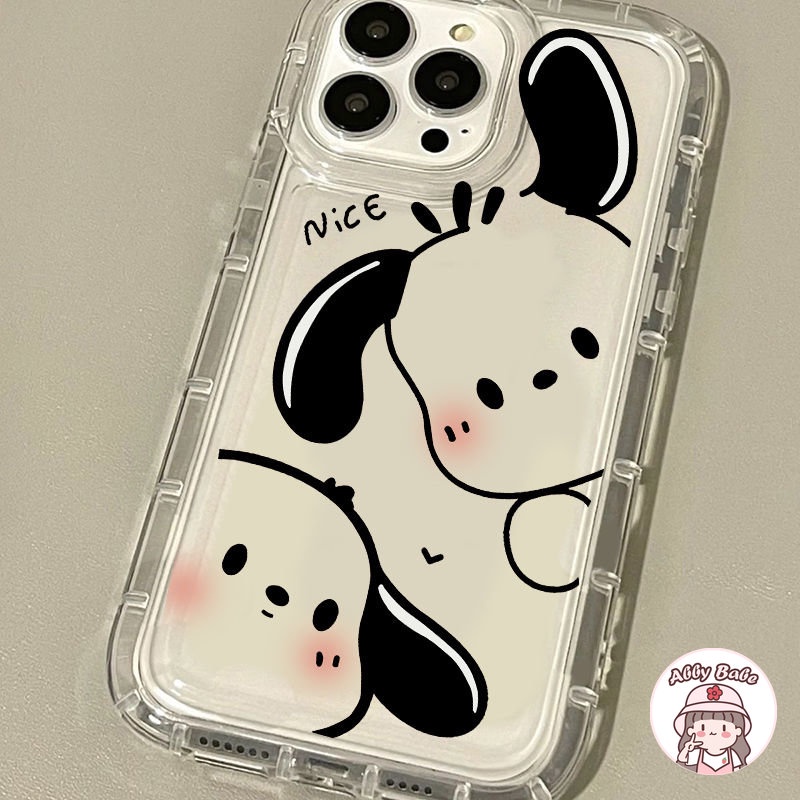 Ốp Điện Thoại TPU Mềm Trong Suốt Chống Mồ Hôi In Hình Pochacco Hoạt Hình Dễ Thương Cho IPhone 14 Pro Max 13 12 11 Pro Max