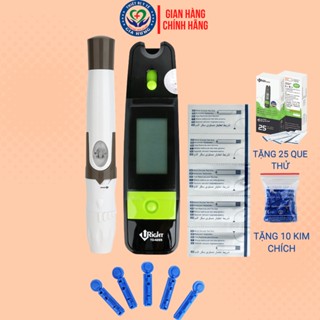 Máy đo đường huyết Uright TD-4265 tặng kèm 25 que thử đường huyết