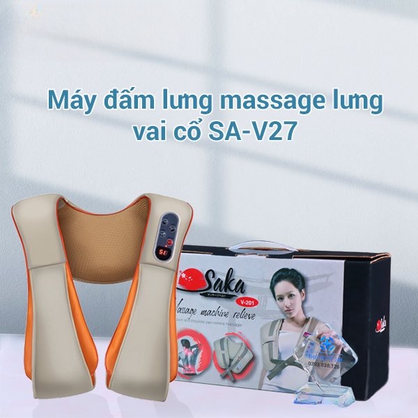 Máy đấm lưng cổ vai gáy,máy massage lưng cổ,với mô phỏng thao tác đấm lưng như người thật
