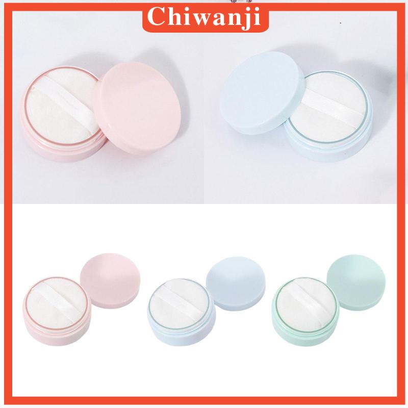 Hộp Đựng Phấn Bột Rỗng Kèm Mút Tiện Dụng