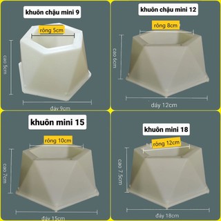 Khuôn đúc chậu Mini
