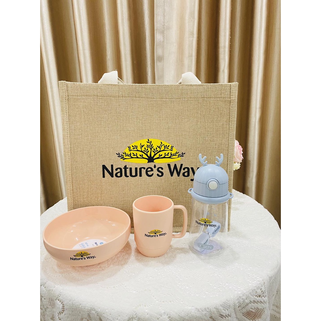 [Gift] Bát nhựa ăn dặm cho bé Nature's Way chịu nhiệt tốt