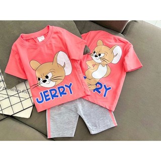 HOT HIT - Bộ ngố thun cotton màu xinh đẹp cho bé gái size nhí từ 9 đến 23kg - Bộ quần áo bé gái
