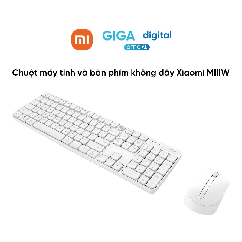Phím chuột không dây - Bộ chuột máy tính và bàn phím không dây Xiaomi MIIIW