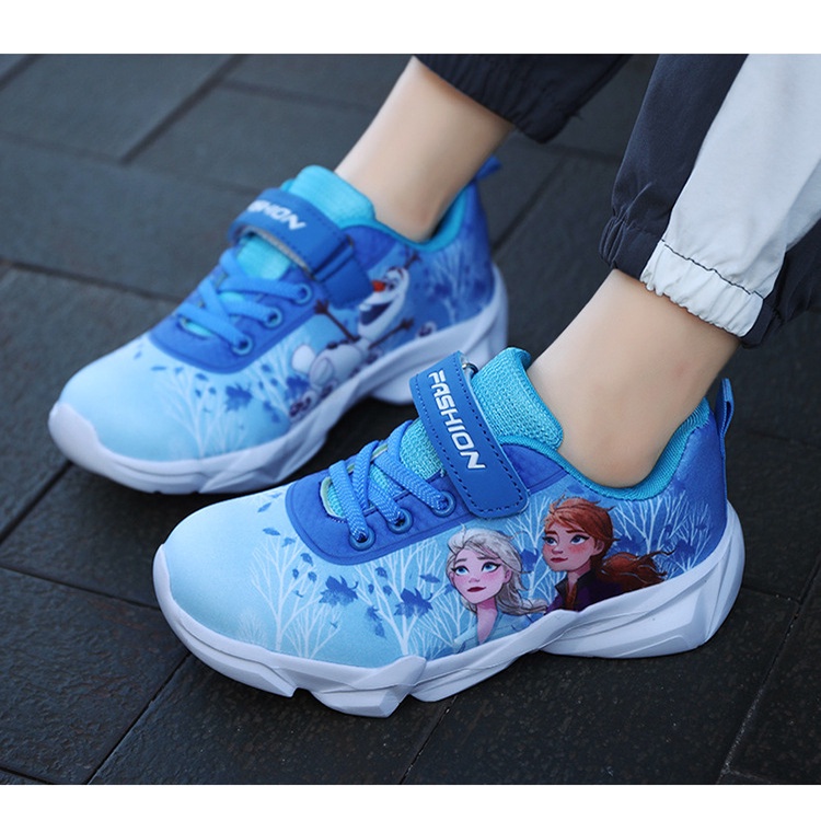 Giày thể thao công chúa Elsa cho bé gái 2-9 tuổi
