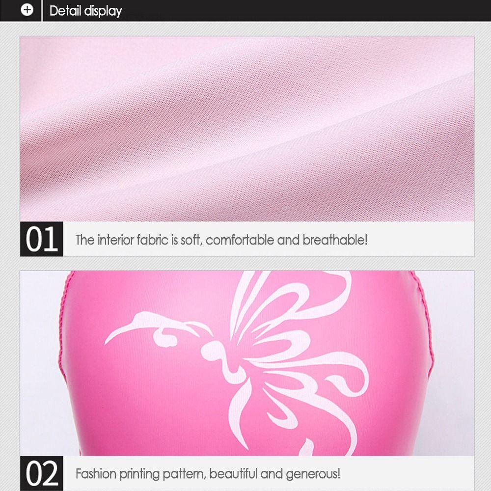 MUVAKO Mũ Bơi Da PU Co Giãn Xếp Ly Free size