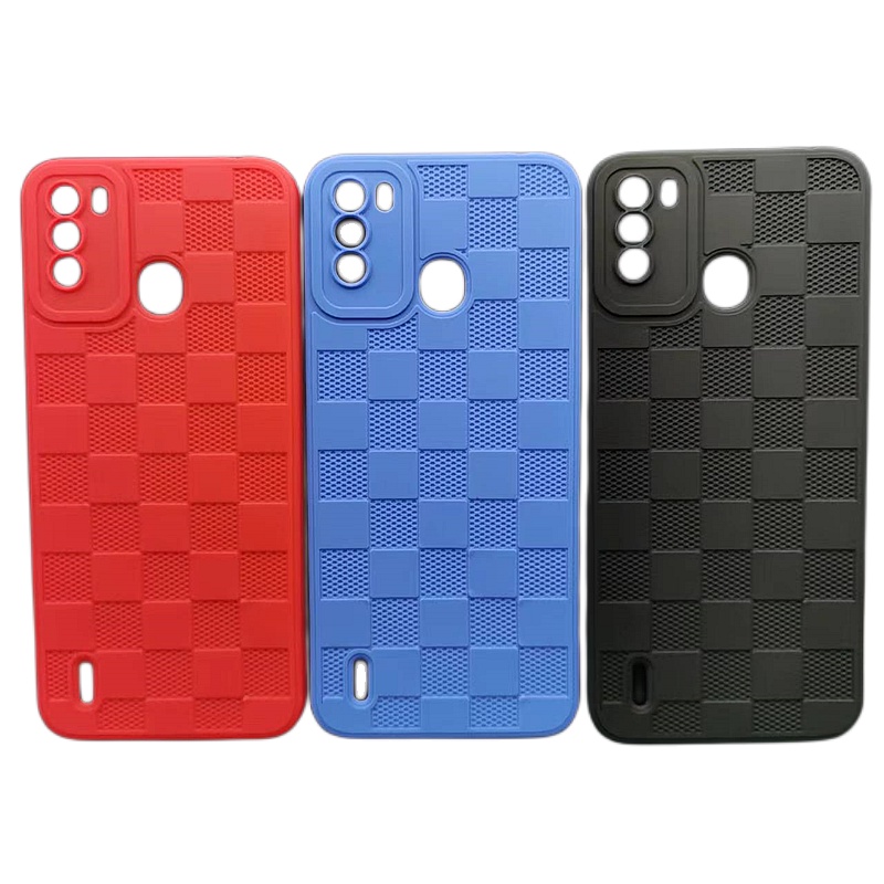 Ốp Lưng Họa Tiết Ca Rô Dành Cho Điện Thoại Itel Vision 1 Pro S16