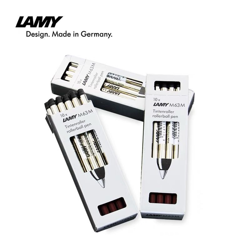 Bộ 10 Ruột Bút Bi LAMY M63 Ngòi 0.7mm Màu Đen / Xanh