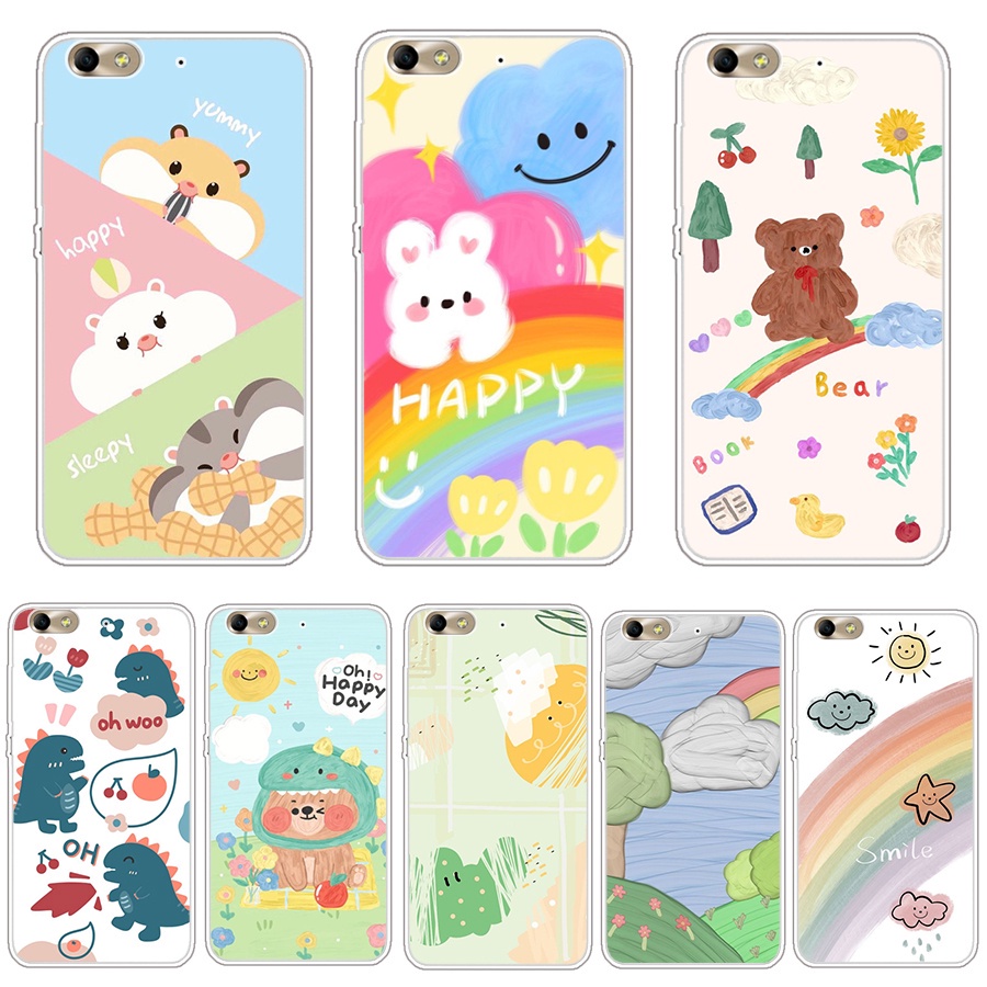 Ốp Lưng TPU Mềm Trong Suốt Cho Huawei Honor 4C 6A 6x 7s