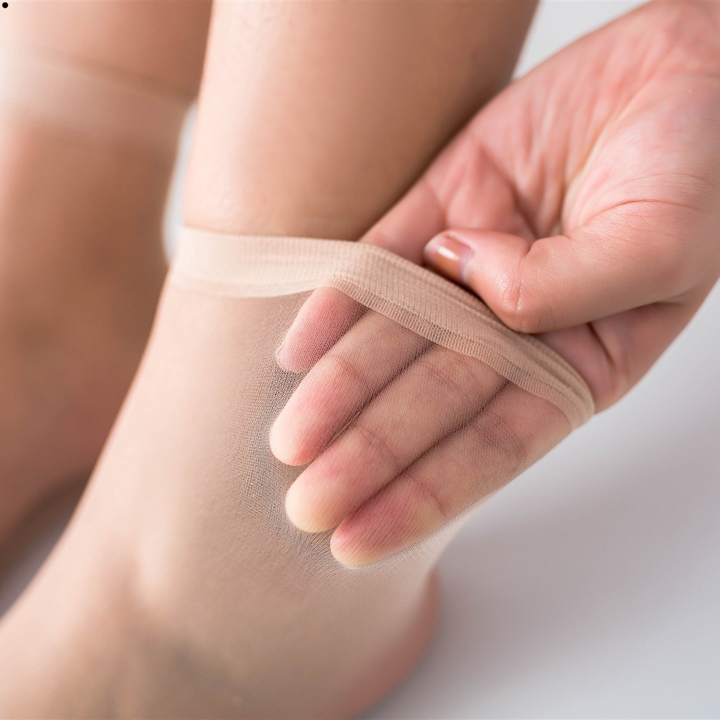 Bộ 10 Đôi Vớ Lụa Nylon Mỏng Trong Suốt Độ Co Giãn Cao Thời Trang Xuân Hè Cho Nữ