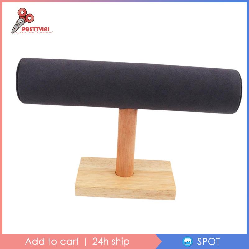 [Prettyia1] Giá Đỡ Trưng Bày Trang Sức Bằng Gỗ Để Bàn