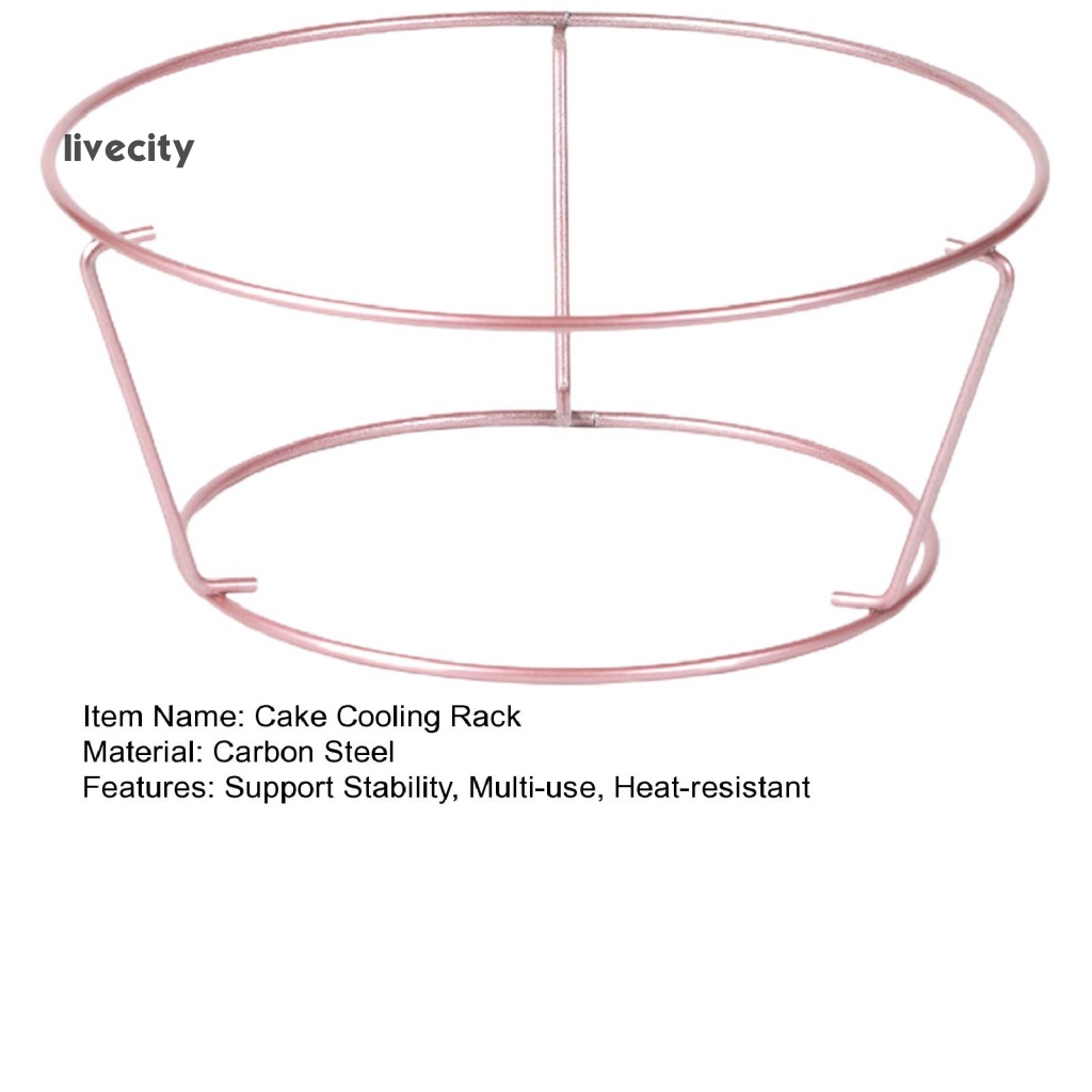 Giá Đỡ Làm Mát Bánh Kem 6 / 8 Inches Không Cần Khoan Chịu Nhiệt