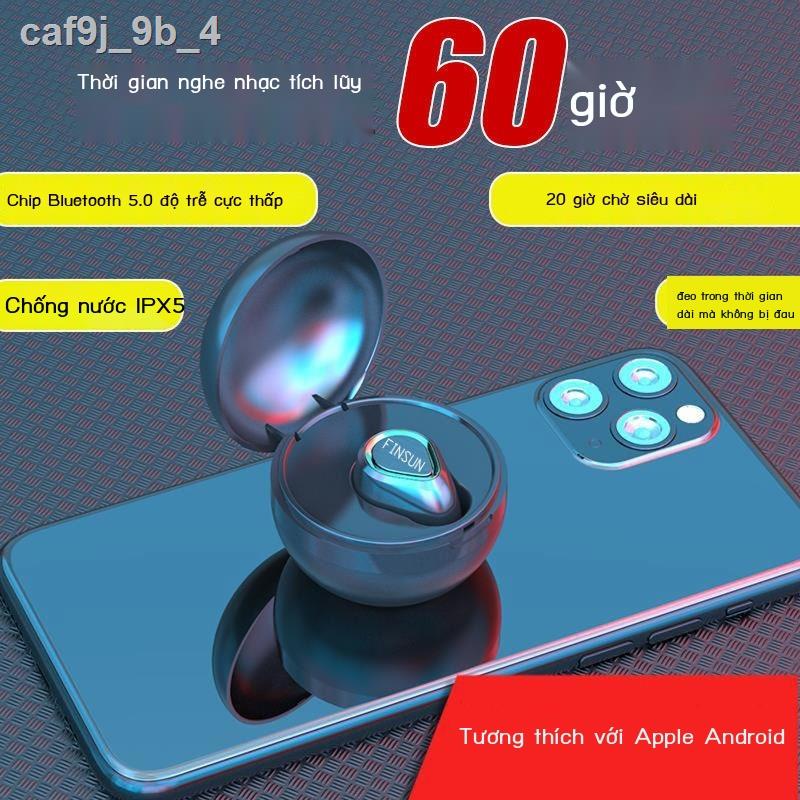 ✧ ○Tai nghe Bluetooth không dây 1 bên tai 5.0 mini nhét tai thể thao đeo đầu thích hợp cho vivo Huawei OPPO Apple