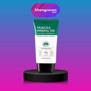 Kem Chống Nắng Some By Mi Dưỡng Da Cho Da Mụn Truecica Mineral 100 Calming Tone-up Suncream 50PA++++ 50ml - Khongcoson
