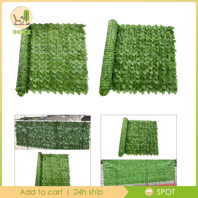 Hàng Rào Lá Xanh Nhân Tạo Treo Tường Trang Trí Nhà Cửa / Ban Công