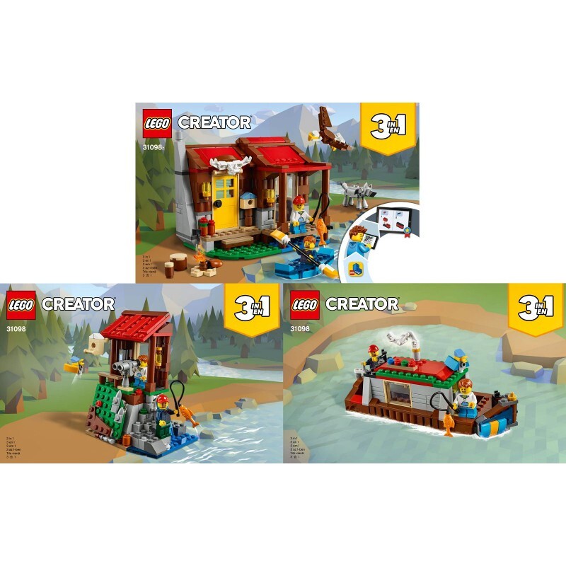 BỘ LẮP RÁP  Creator 3-in-1 31098 Outback Cabin