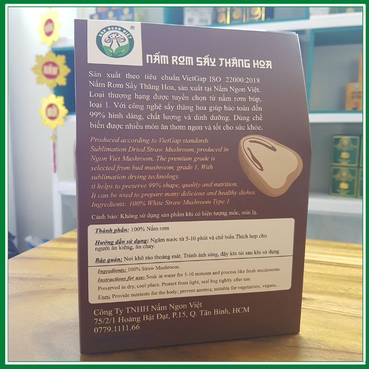 Nấm Rơm Sấy Khô  Không Mất Dinh Dưỡng Và Hình Dạng Màu Sắc Nấm