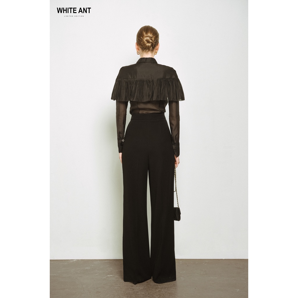 Sơ Mi Tay Dài Phối Bèo Nữ White Ant ANDREA PLEATD BLOUSE 170300263