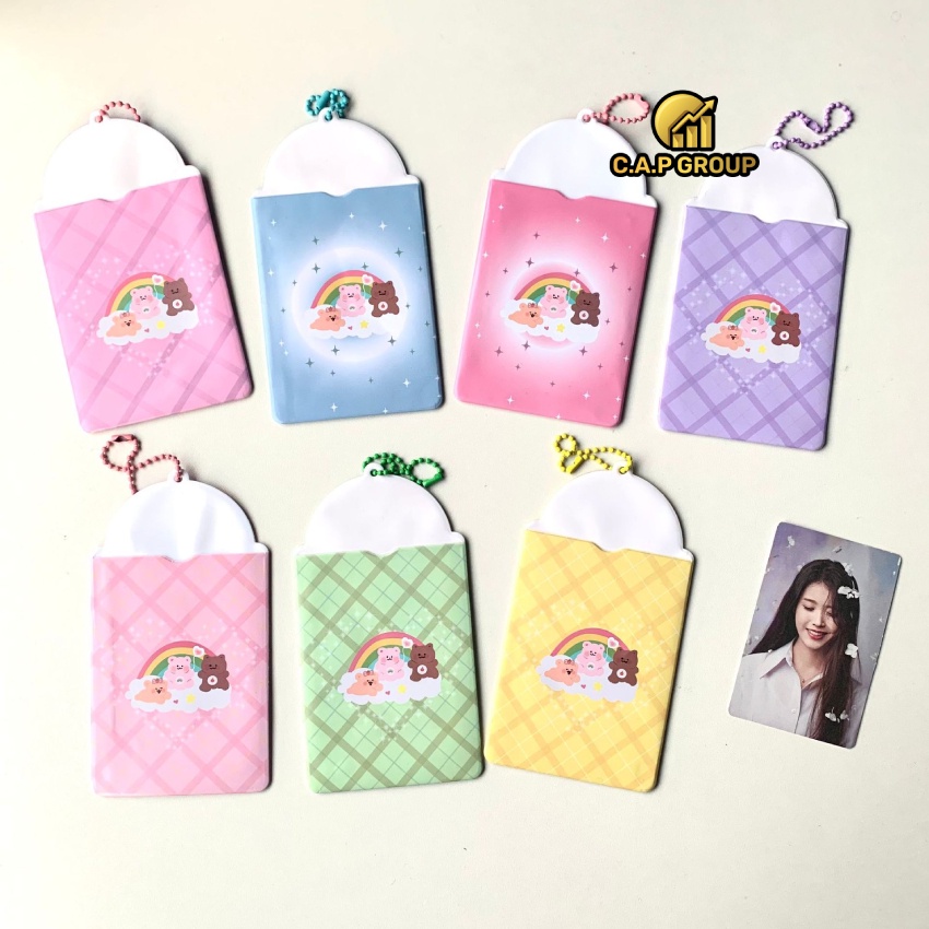 Vỏ đựng card bọc thẻ bảo vệ ảnh bo góc Lomo Blackpink KPOP bao thẻ học sinh sinh viên