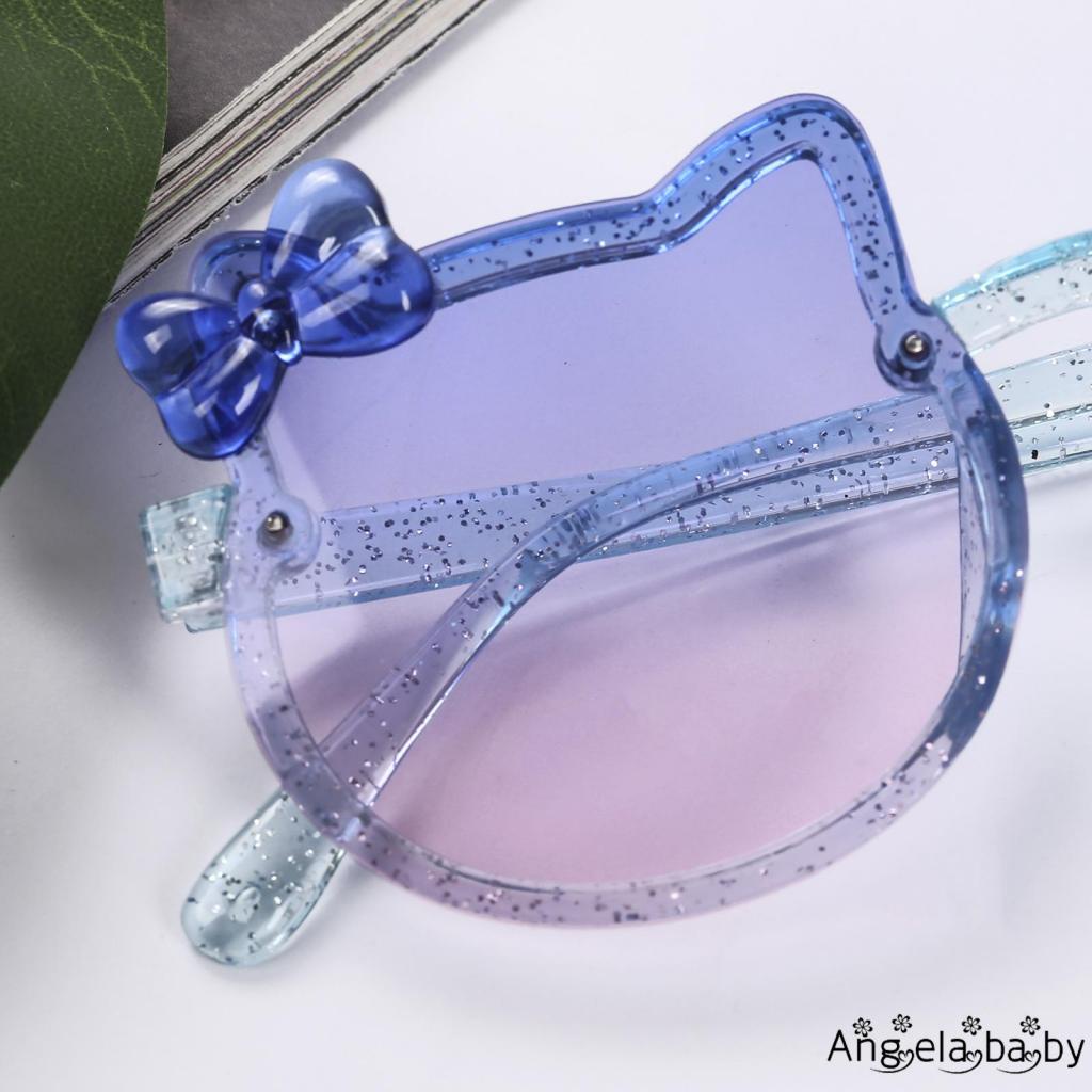 Kính Mát Hình Mèo Dễ Thương Chống Tia UV400 Cho Bé