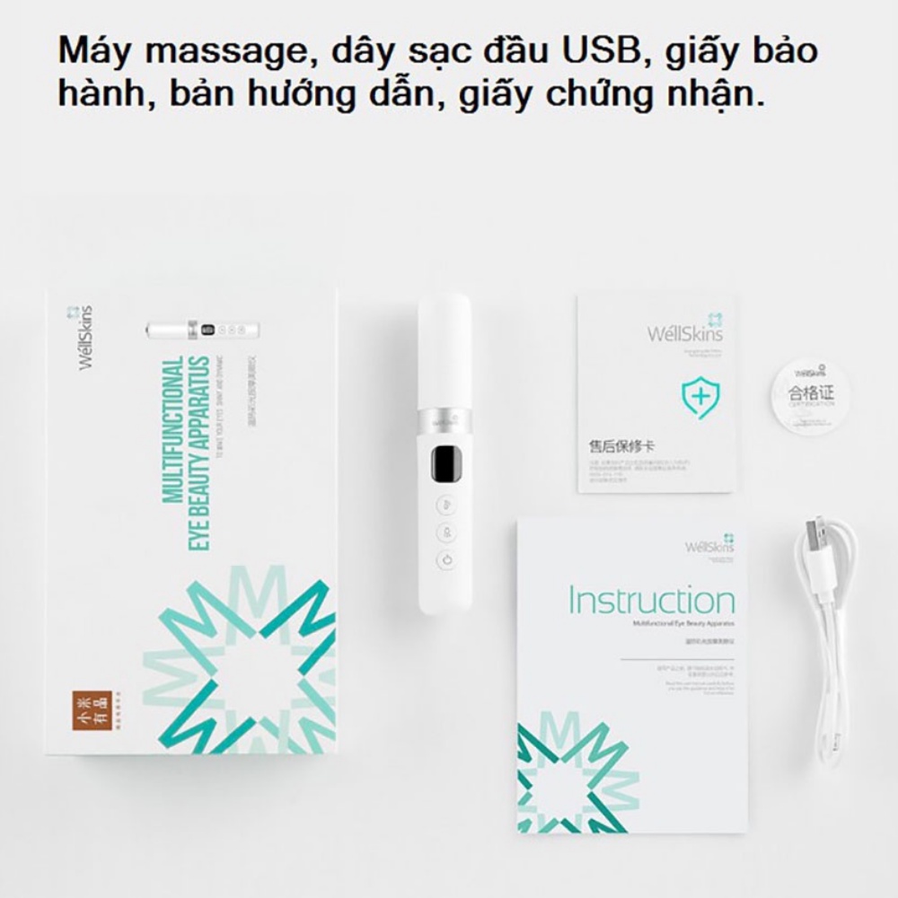 Máy Massage Mắt Xiaomi WX MY300 Với 3 Chế Độ Massage Giúp Làm Ấm Và Dễ Chịu Cho Mắt - Bảo Hành 12 Tháng