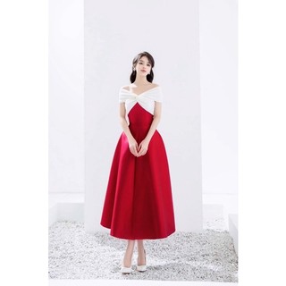 Đầm phối 2 màu