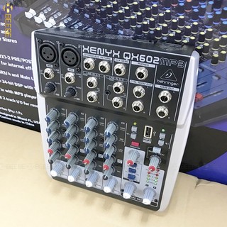 Bàn trộn mixer behringer qx602mp3