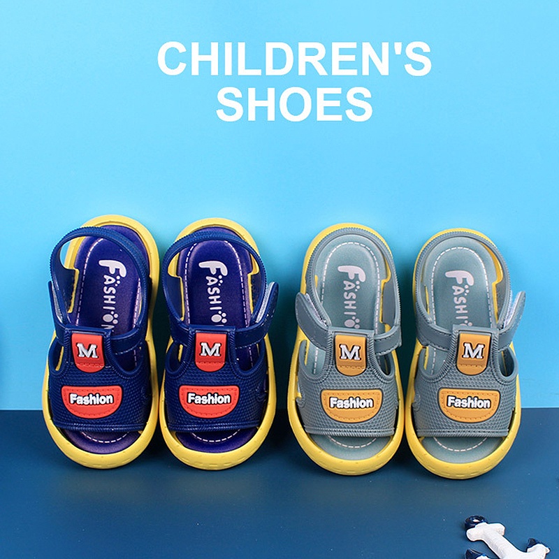 Xăng đan Đế Mềm Thoáng Khí Chống Thấm Nước Cho Bé Tập Đi