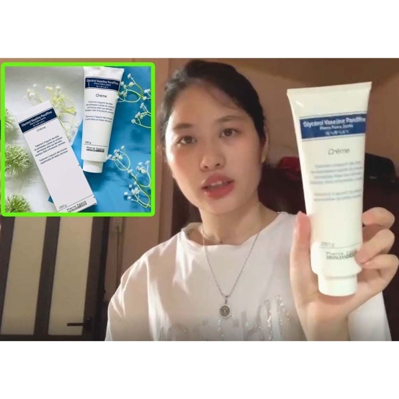 Kem dưỡng da Glycerol Vaseline Paraffine Crème 250g chính hãng, cấp ẩm cho da khô nẻ