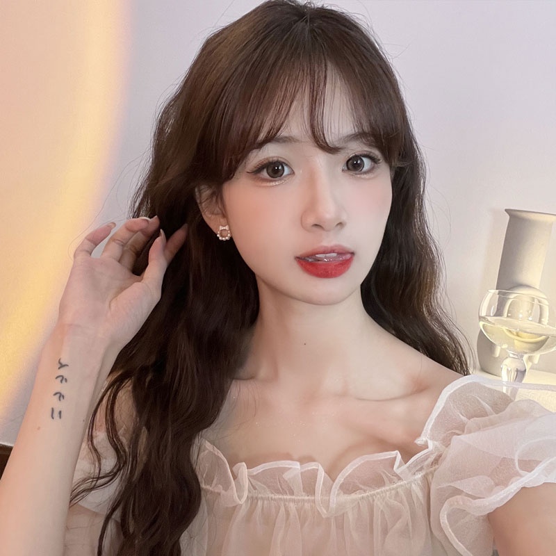 Bông Tai Hình Nơ Đính Ngọc Trai Dễ Thương Phong Cách Hàn Quốc Thời Trang Mùa Hè Cho Nữ