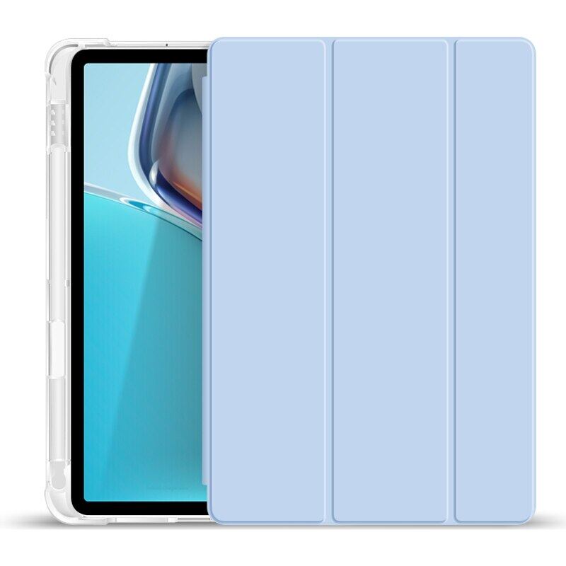 Bao Da PU Máy Tính Bảng Màu Trong Suốt Có Ngăn Đựng Bút Cho Xiaomi Redmi Pad RedMiPad 10.61 2022 Giá Đỡ