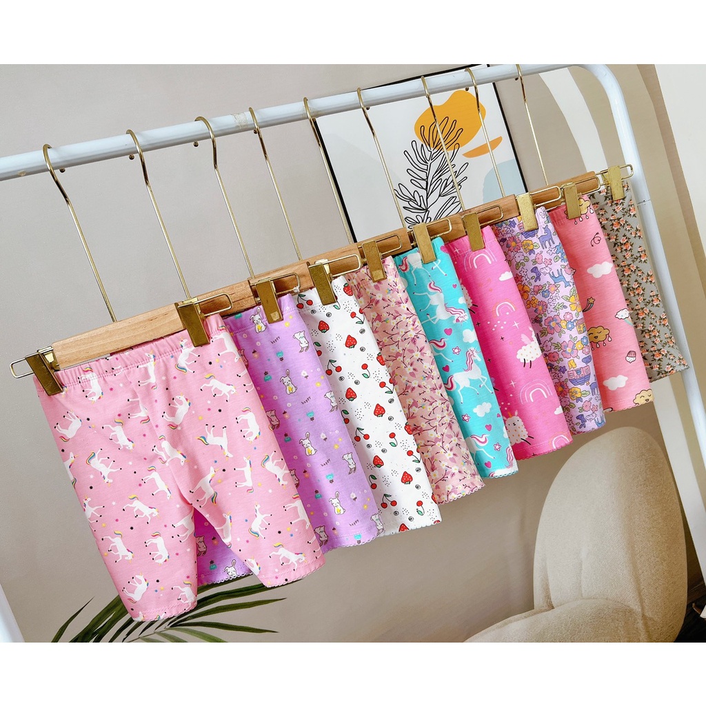 B760- SET 4 QUẦN LEGGING NGỐ HÌNH CHO BÉ