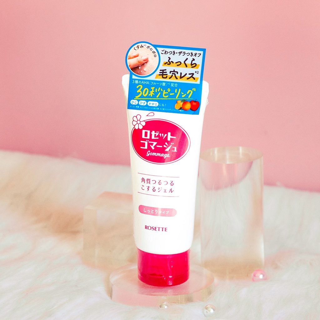 Gel Tẩy Tế Bào Chết Rosette 120g, Rosette Gommage Peeling Gel Dành Cho Da Dầu Và Da Khô