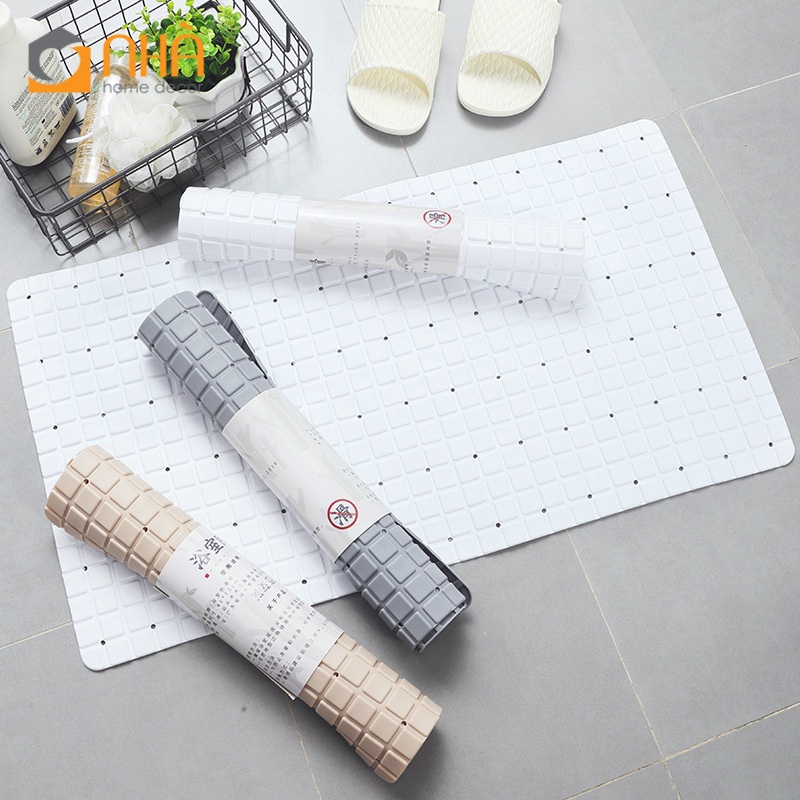 Thảm Lót Nhà Tắm PVC Chống Trơn Trượt Có Rãnh Thoát Nước