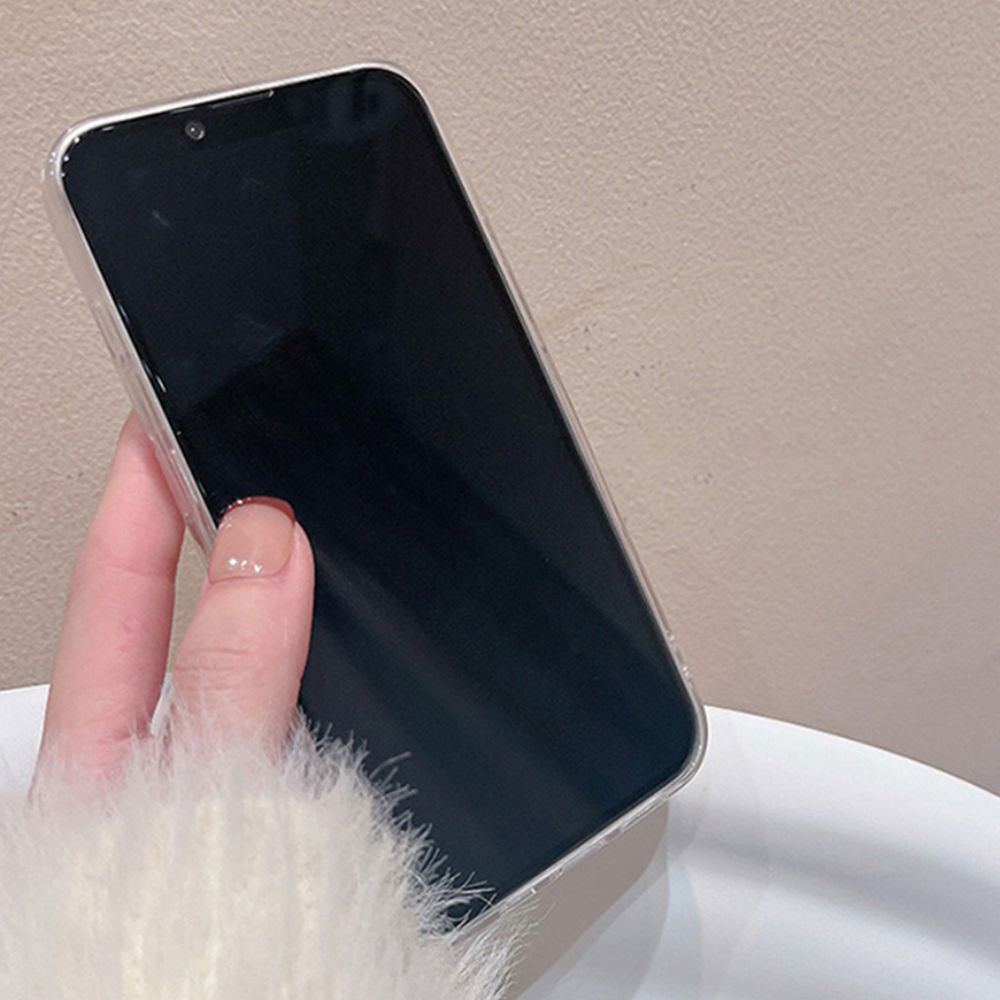 Ốp Điện Thoại TPU Mềm Chống Sốc Chống Dấu Vân Tay Đính Kim Cương Lấp Lánh Cho IPhone 11 12 13 14 Pro Max