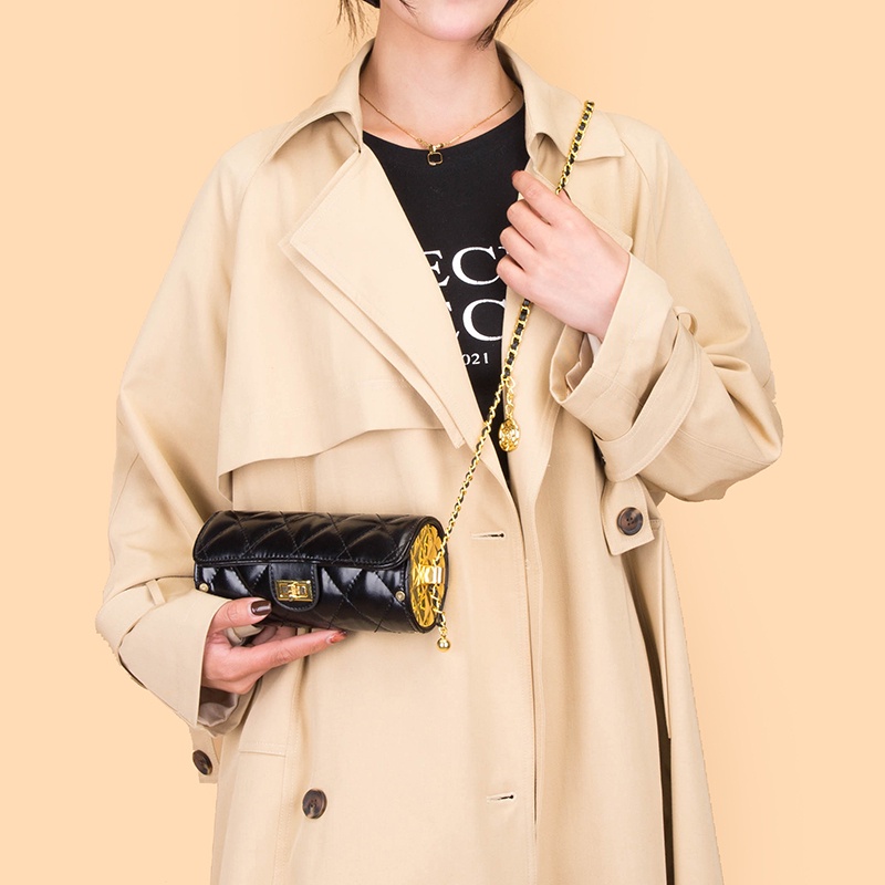 Túi Đeo Chéo Hình Thoi Phong Cách xiaoxiang Thời Trang Cho Nữ