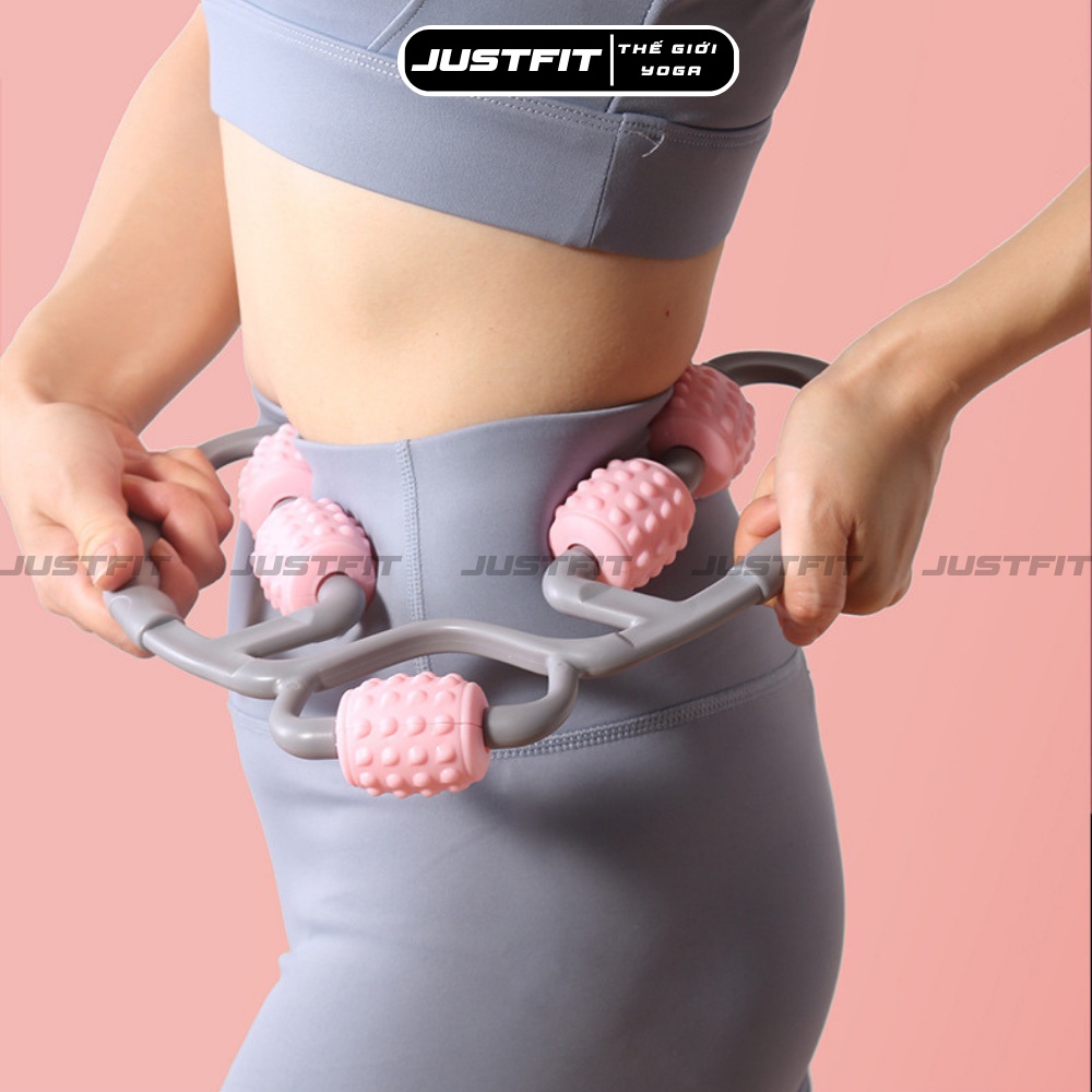 Con lăn massage JUSTFIT cổ vai gáy, thon gọn eo, bắp chân, bắp tay