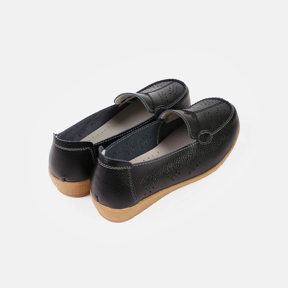 Giày Nữ Đế Bệt LEMINO Moccasins LB63028